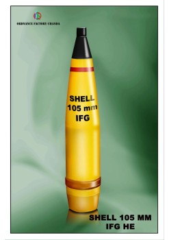 CARTRIDGE QUICK FIRED (QF) 105mm IFG NORMAL CHARGE (NC)
